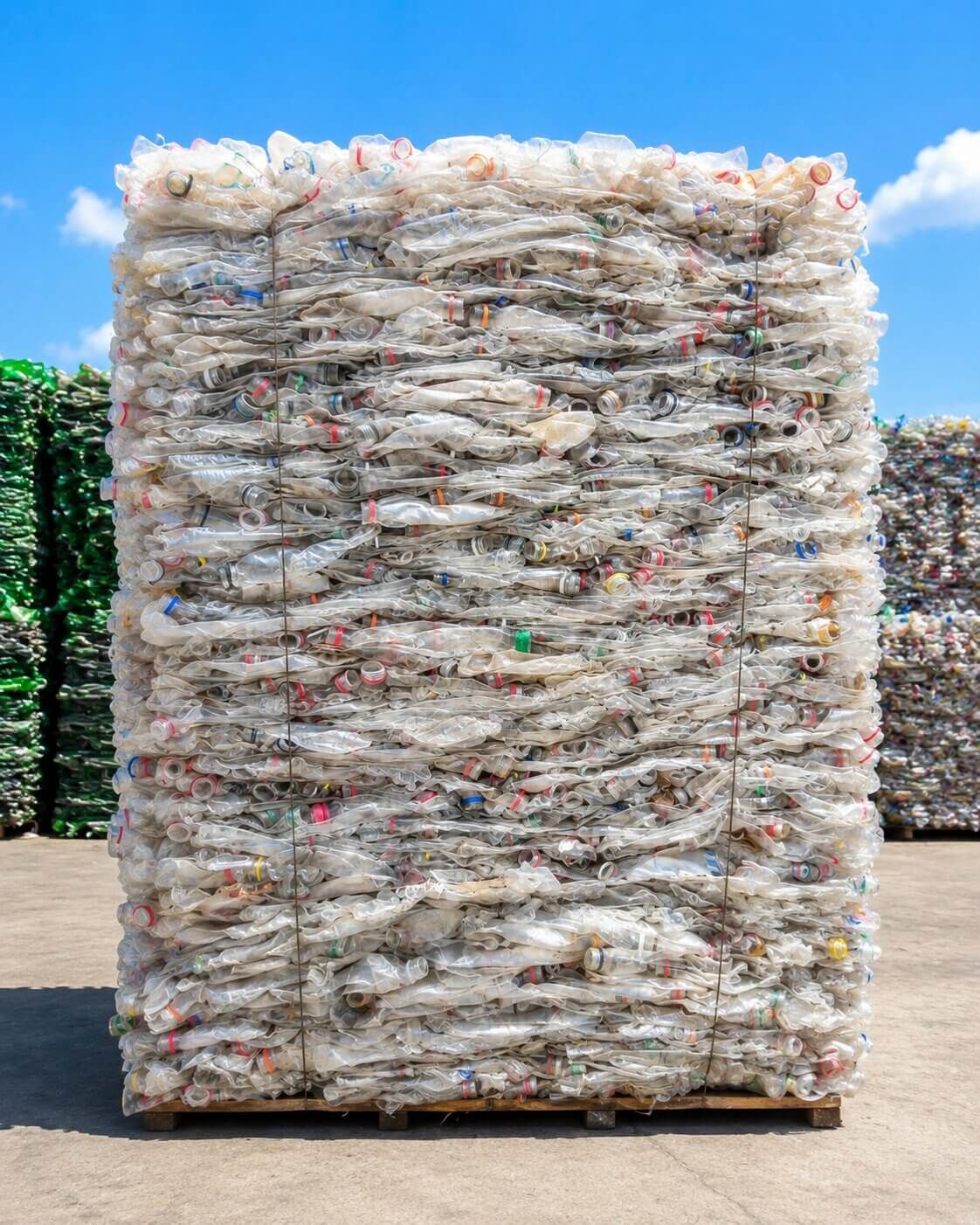 Baled PET Bottle Scrap, Colour Sorted, Export Quality